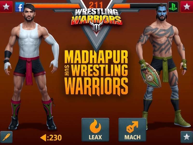 Madhapur Wrestling Warriors Main Game Interface Madhapur Wrestling Warriors Main Game Screen